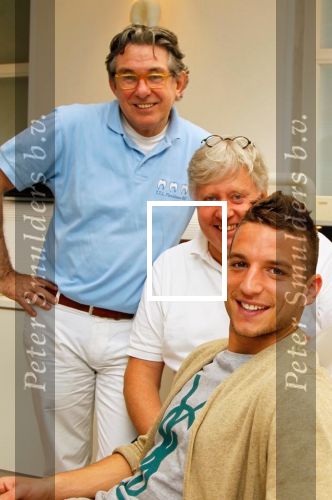 Eindhoven, 2 Juni
Hans de Wit met Dries Mertens en Leo V Berkel