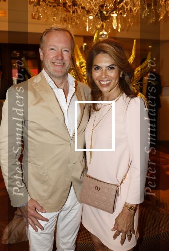 Amsterdam 22 juni 2024
Luxery fair in hotel L Europe. Inge v d Spek met partner