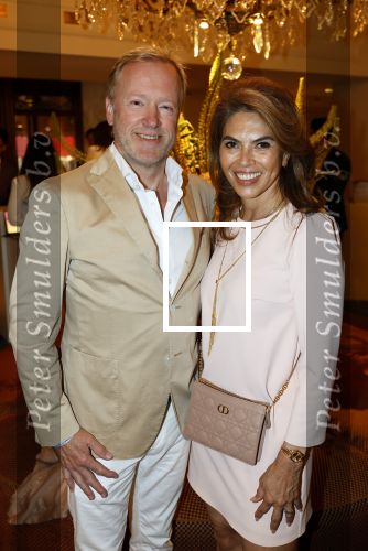Amsterdam 22 juni 2024
Luxery fair in hotel L Europe. Inge v d Spek met partner