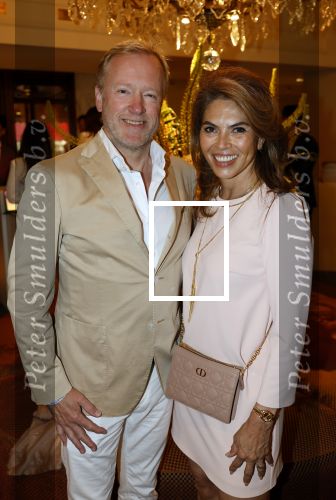 Amsterdam 22 juni 2024
Luxery fair in hotel L Europe. Inge v d Spek met partner