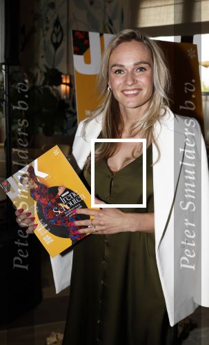 Amsterdam 12 juni 2024
Presentatie Cover JFK met daarop Irene Schouten in Hotel Vessel  . Irene is Zwanger.