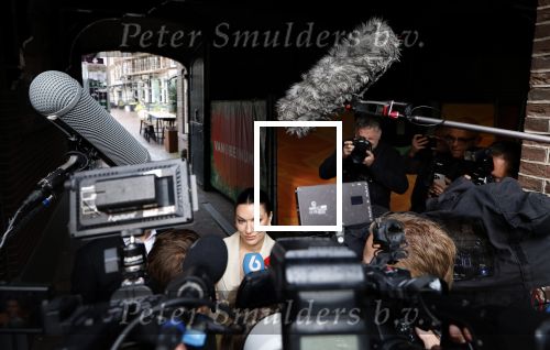 Haarlem 12 juni 2024
Rechtszaak Ali B in rechtbank van Haarlem . Sebas Diekstra arriveert met Jill Helena