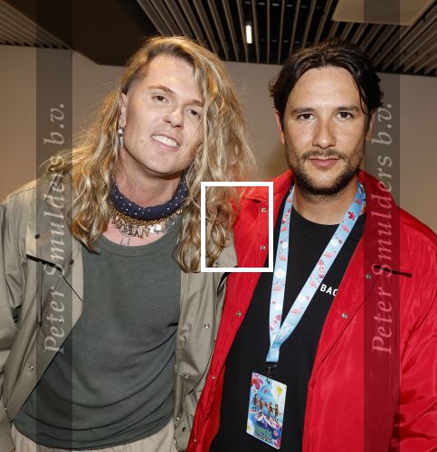 Amsterdam 25 mei 2024
Feestje na concert van de Toppers in de Johan Cruijff Arena. Jordy Huisman en Yuki Kempees