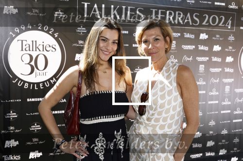 Amsterdam 6 juni 2024
Talkies terras awards bij het College Hotel .  Katharine Melu Pilates en dochter