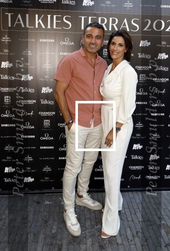 Amsterdam 6 juni 2024
Talkies terras awards bij het College Hotel . Kristina Bozilovic met haar man Tamer