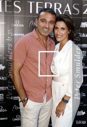 Amsterdam 6 juni 2024
Talkies terras awards bij het College Hotel . Kristina Bozilovic met haar man Tamer