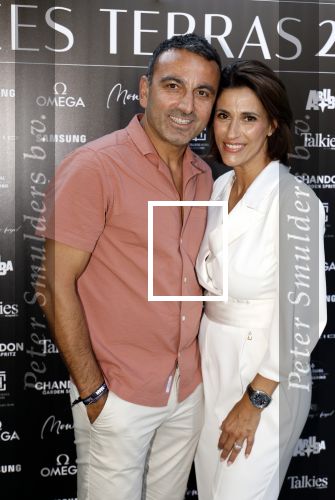 Amsterdam 6 juni 2024
Talkies terras awards bij het College Hotel . Kristina Bozilovic met haar man Tamer
