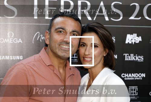 Amsterdam 6 juni 2024
Talkies terras awards bij het College Hotel . Kristina Bozilovic met haar man Tamer