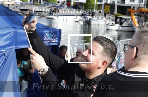 Zeewolde 29 mei 2024
Marco Schuitmaker bij de opnames van het muziekfeest op het plein