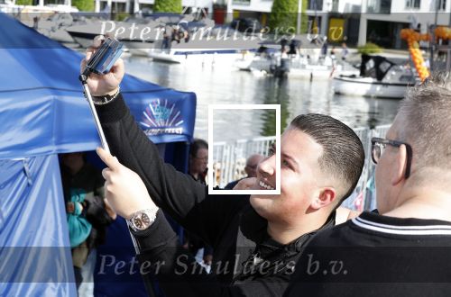 Zeewolde 29 mei 2024
Marco Schuitmaker bij de opnames van het muziekfeest op het plein