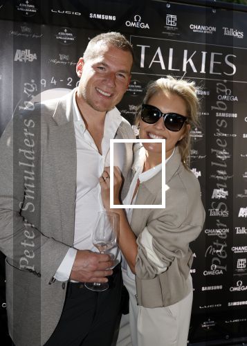 Amsterdam 6 juni 2024
Talkies terras awards bij het College Hotel . Marielle Smit met haar man Steve
