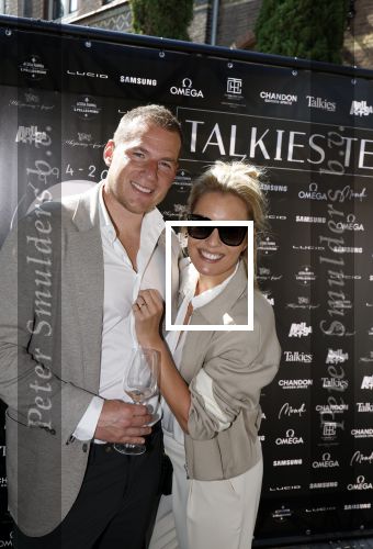 Amsterdam 6 juni 2024
Talkies terras awards bij het College Hotel . Marielle Smit met haar man Steve