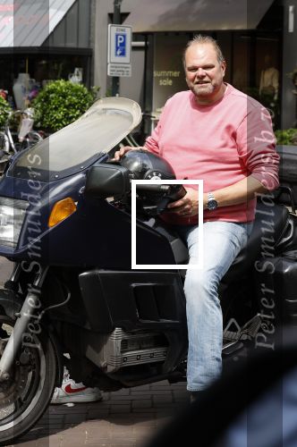 Amsterdam 20 juni 2024
Menno Kohler op zijn motor . Menno is ruim 40 kg afgevallen .
