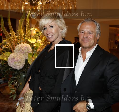 Amsterdam 22 juni 2024
Luxery fair in hotel L Europe. Monique des Bouvrie en Otto Klein