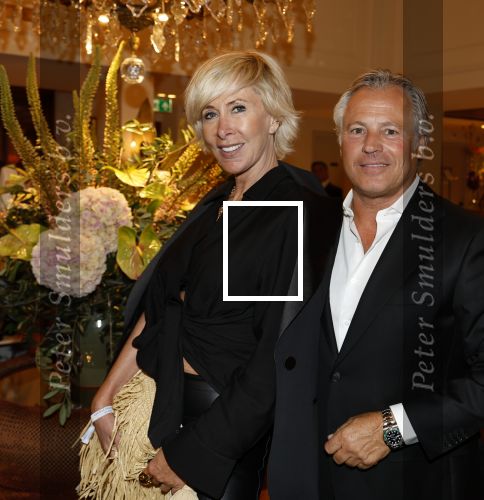 Amsterdam 22 juni 2024
Luxery fair in hotel L Europe. Monique des Bouvrie en Otto Klein