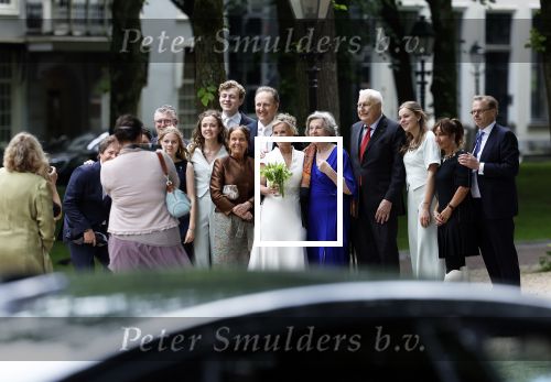 Den Haag 31 mei 2024
Nada v Nie en haar man Frank Bakker bij een trouwerij / bruiloft in Den Haag .