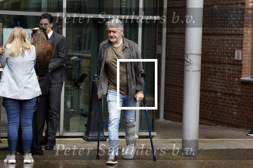 Haarlem 12 juni 2024
Rechtszaak Ali B in rechtbank van Haarlem . Oa Natacha Harlequin is de advocaat van Ali B. Pieter Storms op krukken