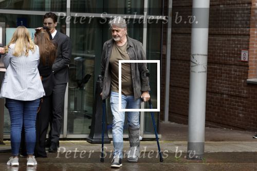 Haarlem 12 juni 2024
Rechtszaak Ali B in rechtbank van Haarlem . Oa Natacha Harlequin is de advocaat van Ali B. Pieter Storms op krukken