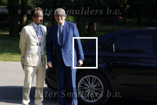 Haarzuilens 26 juni 2024
Nationale haringparty op kasteel de Haar. Mr Pieter v Vollenhoven met Frank Houben