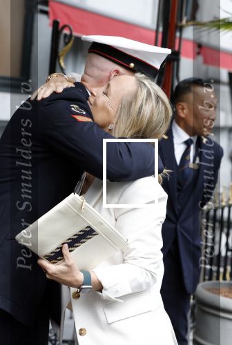Den Haag 13 juni 2024
Prinses Margarita en Cees Wijburg arriveren bij Hotel des Indes voor de nationale veteranendag.