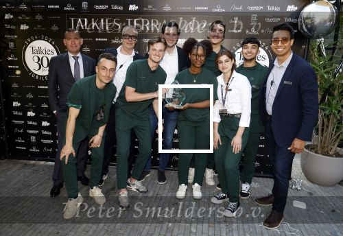 Amsterdam 6 juni 2024
Talkies terras awards bij het College Hotel . Winnaar restaurant Mondi
