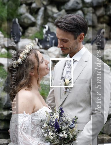 Arnhem 27 mei 2024
Trouwen Robbert de Nijs en zijn vrouw Sharon in Burgers Zoo. Zijn vader Rob de Nijs en moeder Belinda Meuldijk waren de getuigen .
