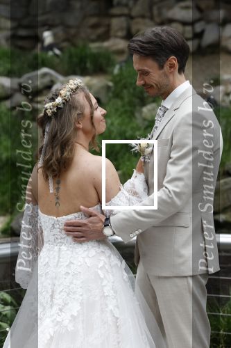 Arnhem 27 mei 2024
Trouwen Robbert de Nijs en zijn vrouw Sharon in Burgers Zoo. Zijn vader Rob de Nijs en moeder Belinda Meuldijk waren de getuigen .