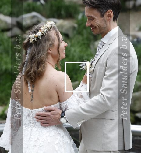 Arnhem 27 mei 2024
Trouwen Robbert de Nijs en zijn vrouw Sharon in Burgers Zoo. Zijn vader Rob de Nijs en moeder Belinda Meuldijk waren de getuigen .