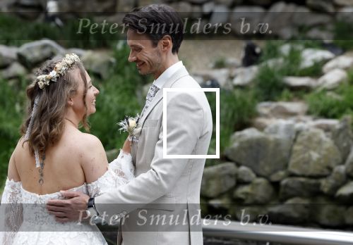 Arnhem 27 mei 2024
Trouwen Robbert de Nijs en zijn vrouw Sharon in Burgers Zoo. Zijn vader Rob de Nijs en moeder Belinda Meuldijk waren de getuigen .