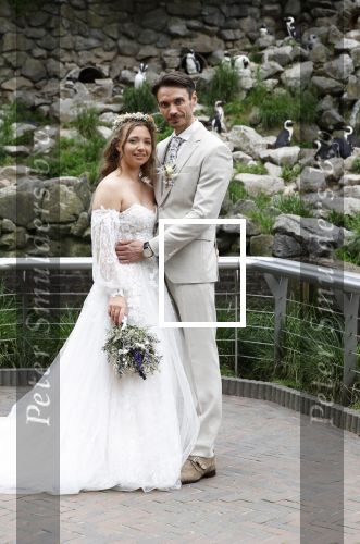 Arnhem 27 mei 2024
Trouwen Robbert de Nijs en zijn vrouw Sharon in Burgers Zoo. Zijn vader Rob de Nijs en moeder Belinda Meuldijk waren de getuigen .