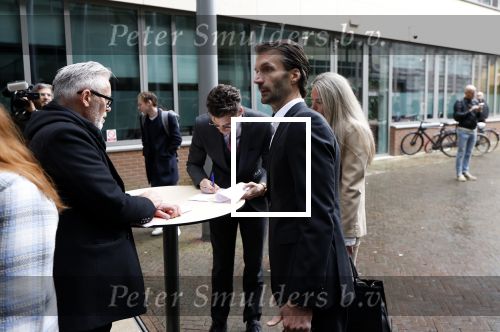 Haarlem 12 juni 2024
Rechtszaak Ali B in rechtbank van Haarlem . Sebas Diekstra arriveert met Jill Helena