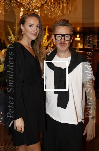 Amsterdam 22 juni 2024
Luxery fair in hotel L Europe. Selwyn Senatori met vrouw