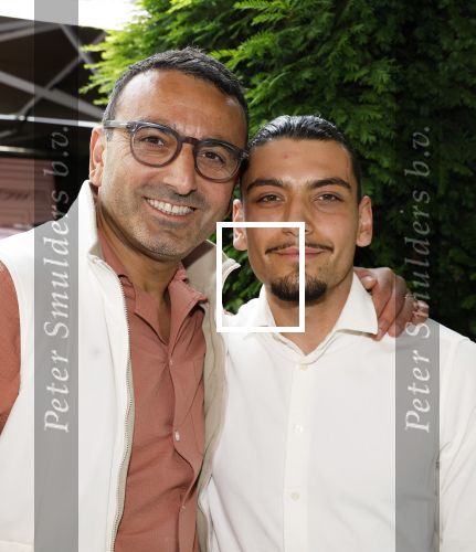 Amsterdam 6 juni 2024
Talkies terras awards bij het College Hotel . Tamer Gonen met zoon
