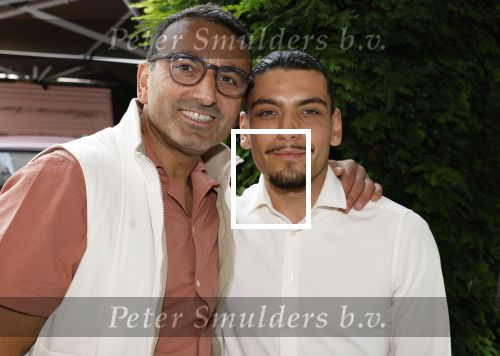 Amsterdam 6 juni 2024
Talkies terras awards bij het College Hotel . Tamer Gonen met zoon