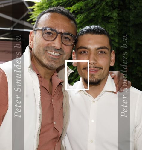 Amsterdam 6 juni 2024
Talkies terras awards bij het College Hotel . Tamer Gonen met zoon