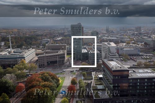 Eindhoven, 2 Mei 2025
Uitzicht op 80 meter vanuit de Bunkertoren met op het oosten de TU/e en in het zuiden het centrum van Eindhoven