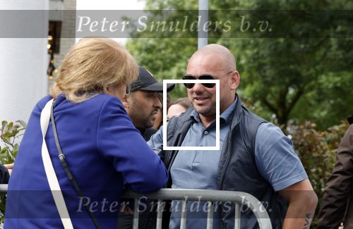 Zeewolde 29 mei 2024
Wesley Sneijder en Wesley Bronkhorst  bij muziekfeest op het plein