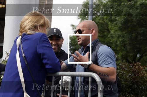 Zeewolde 29 mei 2024
Wesley Sneijder en Wesley Bronkhorst  bij muziekfeest op het plein