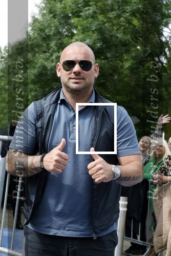 Zeewolde 29 mei 2024
Wesley Sneijder en Wesley Bronkhorst  bij muziekfeest op het plein