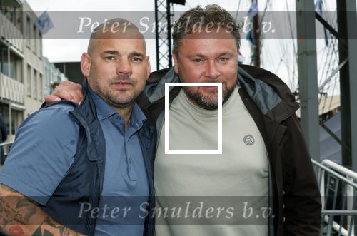 Zeewolde 29 mei 2024
Wesley Sneijder en Wesley Bronkhorst  bij muziekfeest op het plein