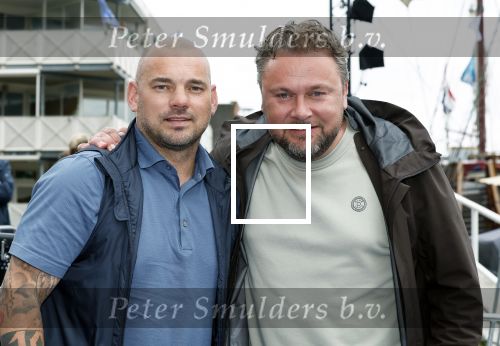 Zeewolde 29 mei 2024
Wesley Sneijder en Wesley Bronkhorst  bij muziekfeest op het plein
