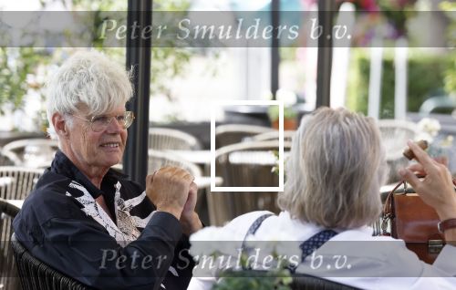 Laren 18 juni 2025 
Ad Visser op terras in Laren