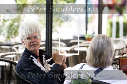 Laren 18 juni 2025 
Ad Visser op terras in Laren