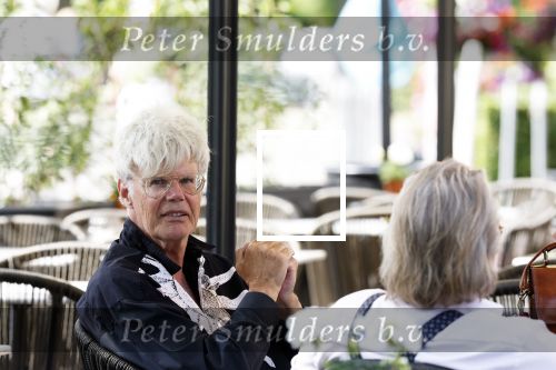 Laren 18 juni 2025 
Ad Visser op terras in Laren