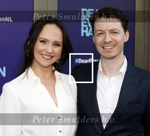 Amsterdam 16 juni 2025
Premiere Dear Evan Hansen in het deLaMar theater . danique Dusee met partner