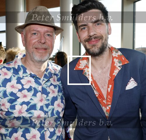 Hilversum 10 juni 2025
Premiere Full Moon in bioscoop Hilversum. David Cocheret met zijn vader Jan Cocheret