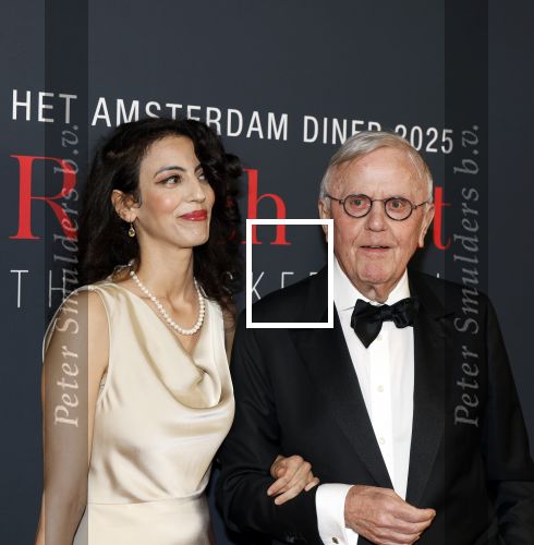 Amsterdam 14 juni 2025
Amsterdam diner in het afas live . Harry Mens met (een) vriendin Selma Romeny