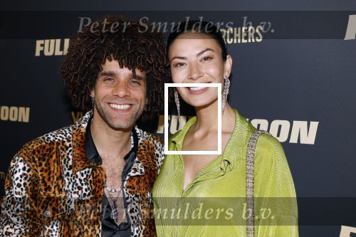 Hilversum 10 juni 2025
Premiere Full Moon in bioscoop Hilversum.  Jermaine Fleur en partner Avalon Chanel
