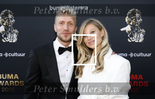 Amsterdam 2 juni 2025
Uitreiking Buma prijzen in de schouwburg van Amsterdam. Joshua Nolet met zijn vrouw
