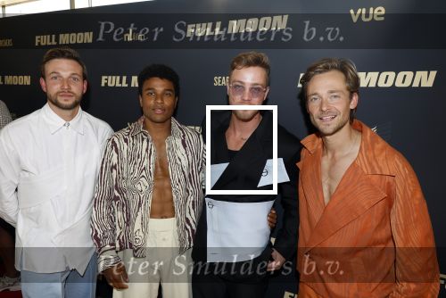 Hilversum 10 juni 2025
Premiere Full Moon in bioscoop Hilversum.  Kay Greidanus  Joep Paddenburg Matthijs van de Sande Bakhuyzen en Yannick Jozefzoon